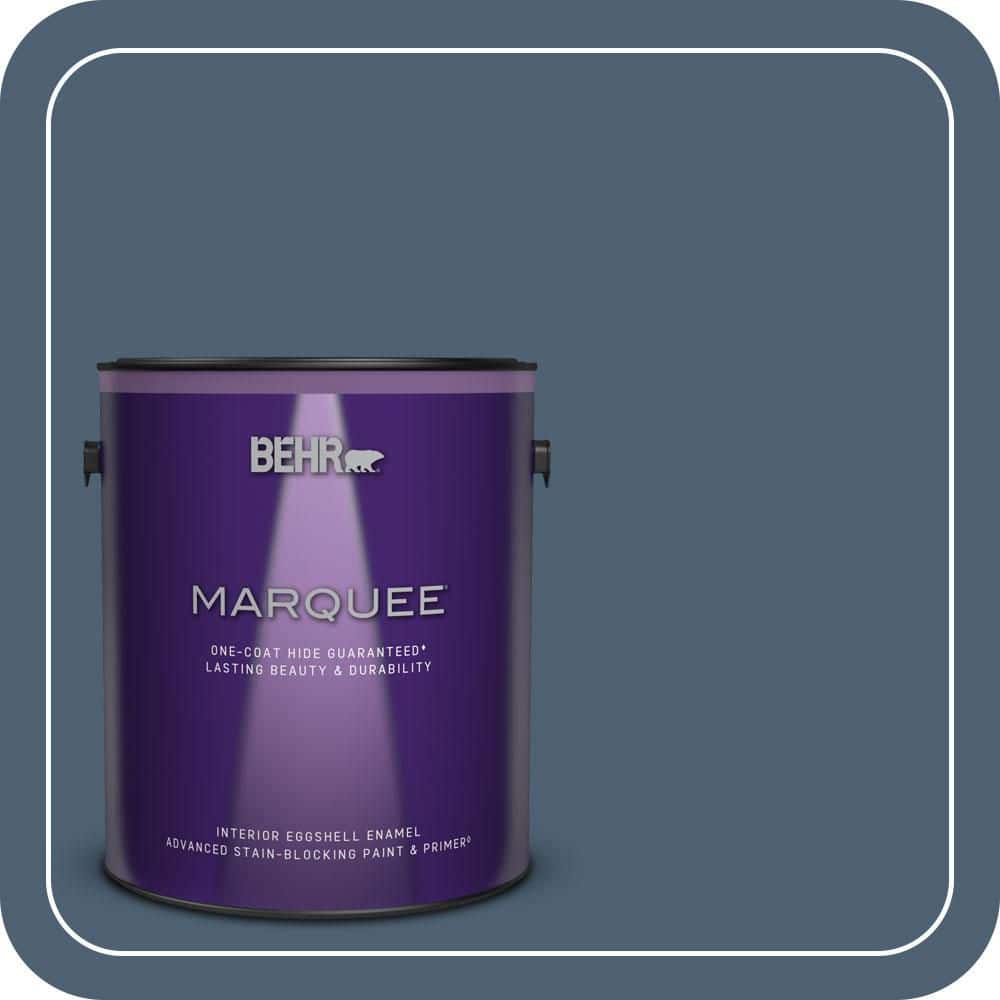 BEHR MARQUEE 1 gal. #PPU14-19 English Channel One-Coat Hide Eggshell Enamel Interior Paint & Primer (1)