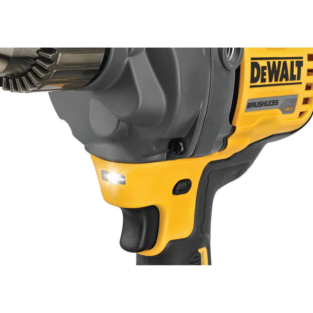 DEWALT FLEXVOLT 60V MAX Cordless Brushless 1/2 in. Concrete Mud Mixer/Drill with E-Clutch (Tool Only) (4)