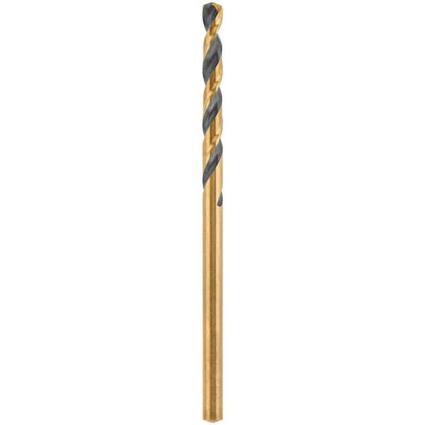 DEWALT 9/64 in. Black and Gold Split Point Drill Bit (3)