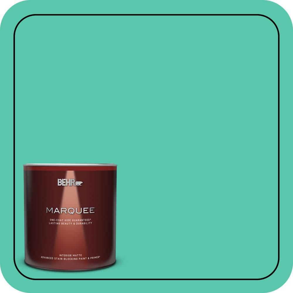 BEHR MARQUEE 1 qt. #P430-4 Kauai Matte Interior Paint & Primer