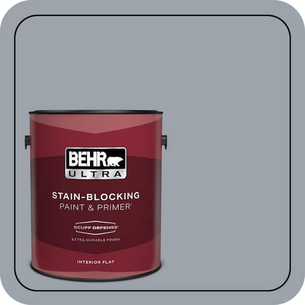 BEHR ULTRA 1 gal. #MQ5-22 Rainmaster Extra Durable Flat Interior Paint & Primer (2)