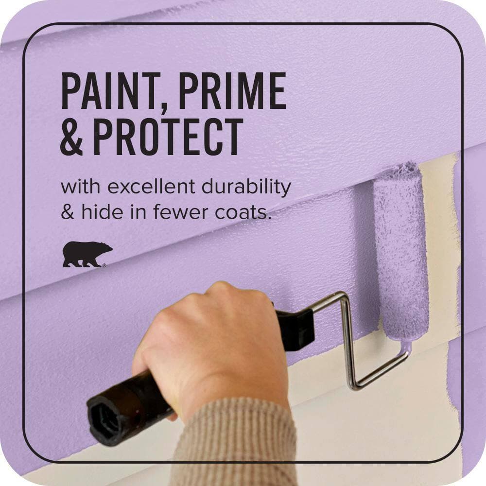 BEHR ULTRA 1 qt. #MQ4-59 Purple Gladiola Flat Exterior Paint & Primer (3)