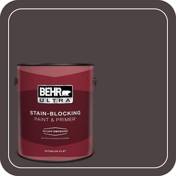 BEHR PREMIUM PLUS 1 gal. Home Decorators Collection #HDC-AC-26 Sarsaparilla Semi-Gloss Enamel Low Odor Interior Paint & Primer (2)