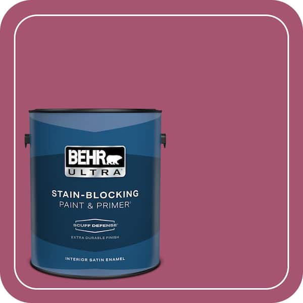BEHR PREMIUM PLUS #110B-6 Cran Brook Enamel Low Odor & Primer (4)