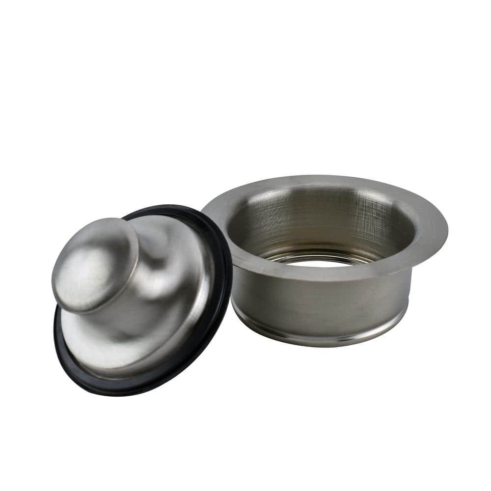 KEENEY 4 in. Stainless Steel Garbage Disposal Flange and Stopper