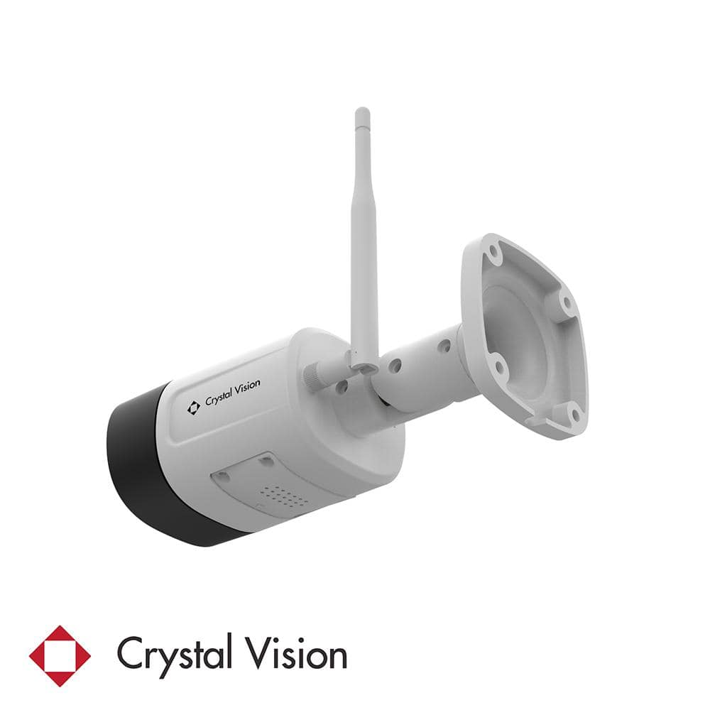 Crystal Vision 8 Channel Wireless NVR Surveillance kit with 10.1 in. Monitor (4x 3MP Floodlight Audio Panic Siren Cameras) (2)