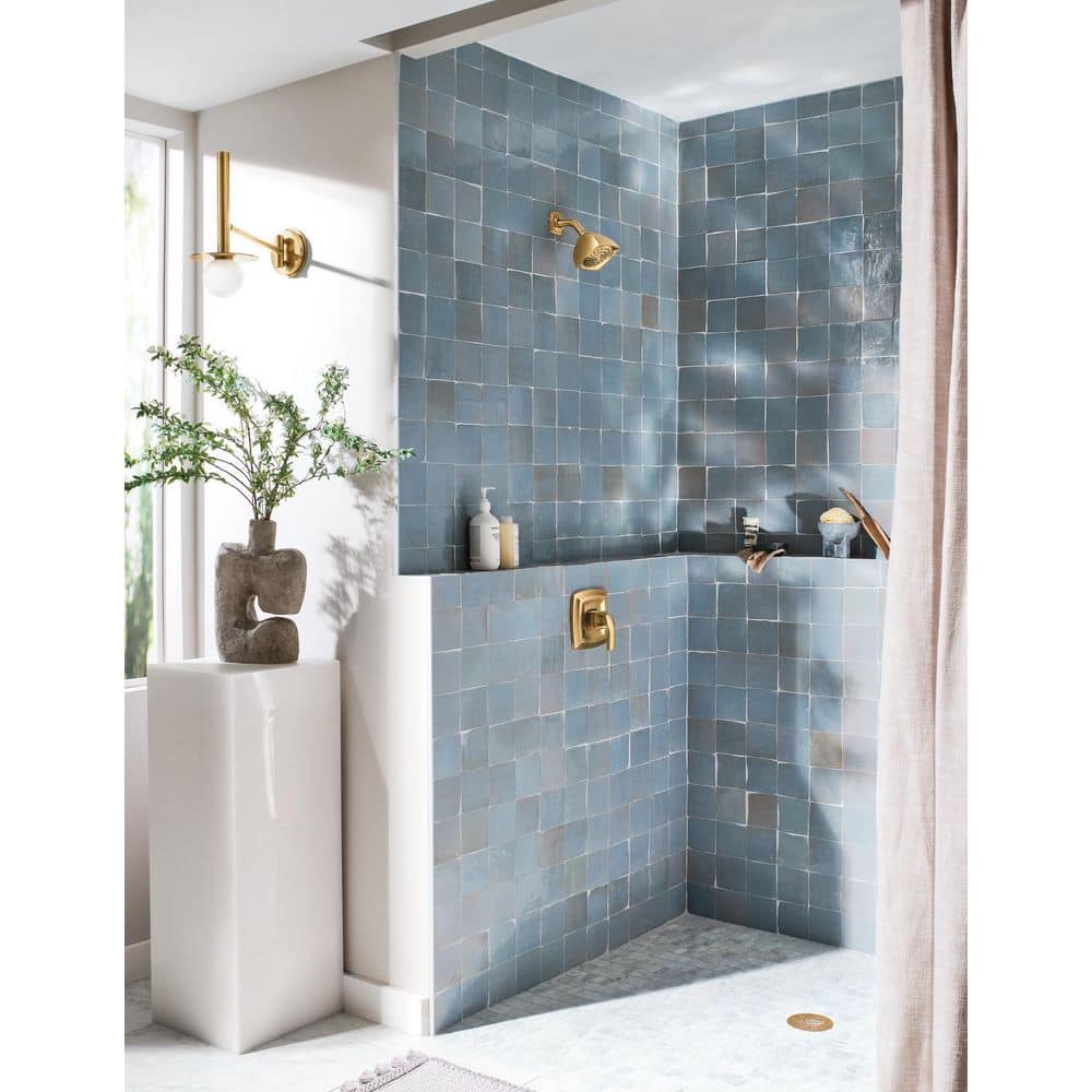 MOEN Voss Single Handle Shower Trim Kit in Brushed Nickel (Valve Not Included) (3)