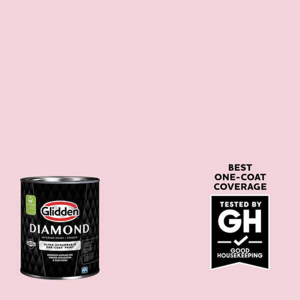 Glidden Diamond 1 qt. PPG1183-2 Beauteous Satin Interior Paint with Primer (2)