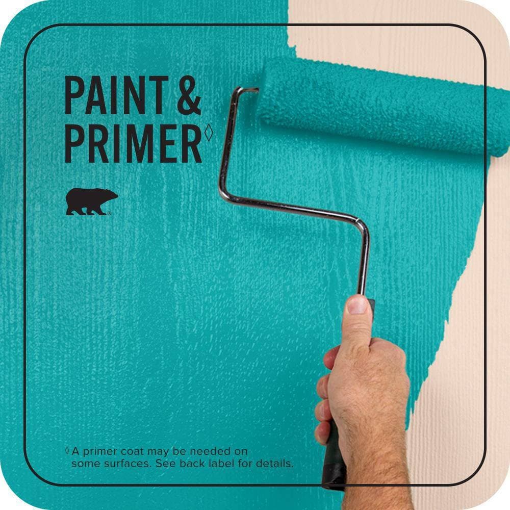 BEHR PREMIUM PLUS 1 gal. #P460-5 Fiji Flat Exterior Paint & Primer (2)