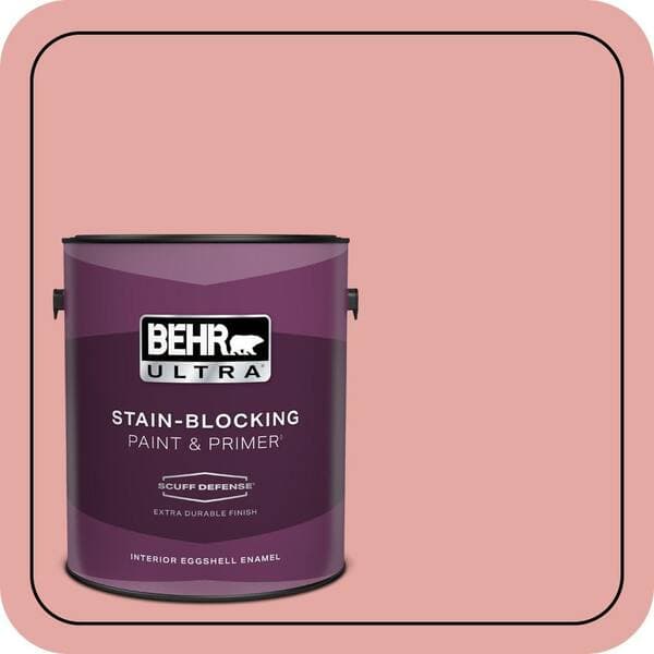 BEHR ULTRA 1 gal. #MQ4-03 Coral Fountain Extra Durable Eggshell Enamel Interior Paint & Primer