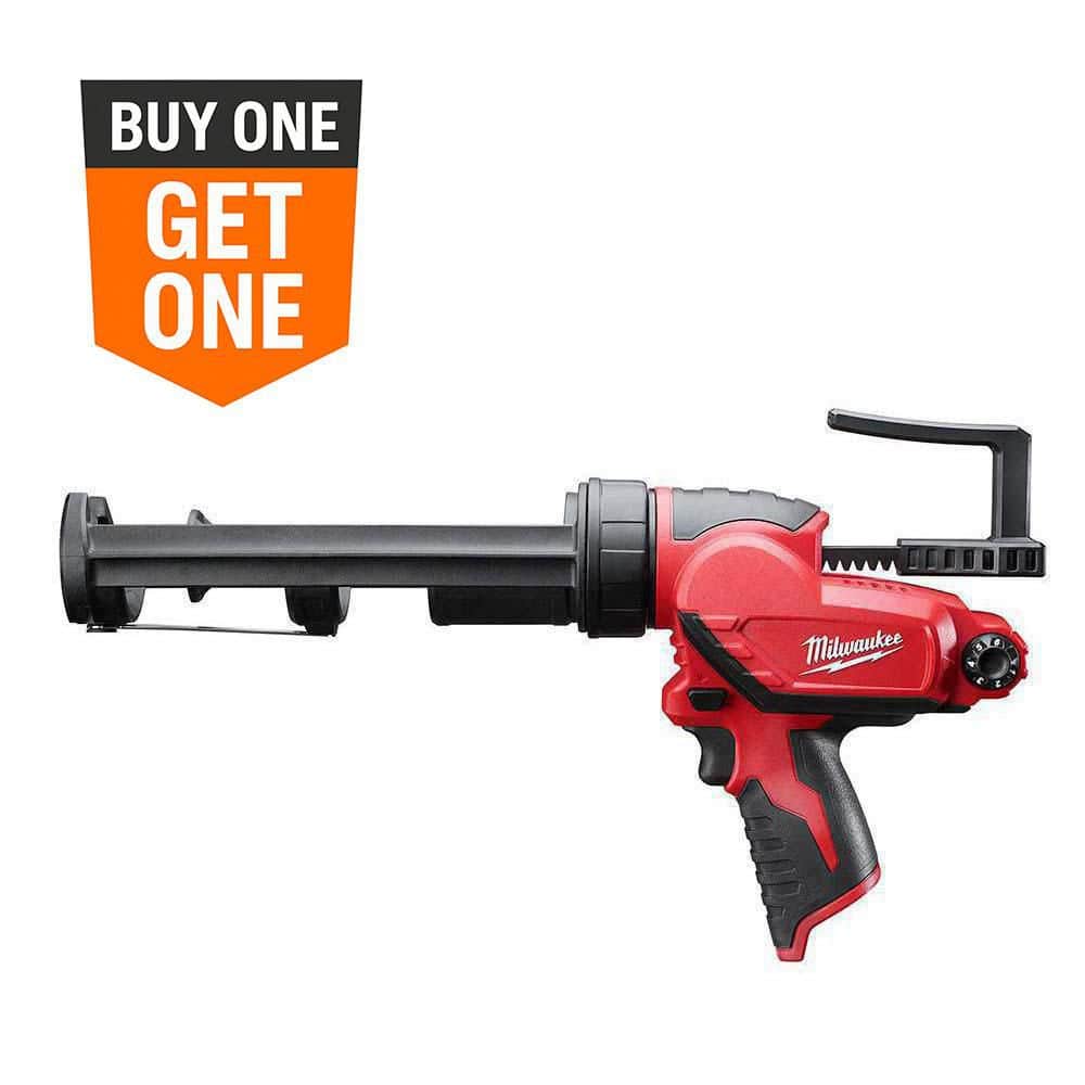 Milwaukee M12 12V Lithium-Ion Cordless 10 oz. Adhesive and Caulk Gun (Tool-Only)
