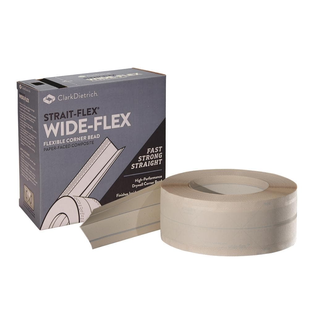 Strait-Flex 4 in. x 100 ft. Wide-Flex Flexible Paper Corner Bead (1)