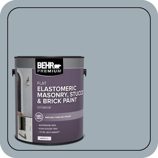 BEHR PREMIUM 1 gal. #MS-72 Biscayne Bay Elastomeric Masonry, Stucco and Brick Exterior Paint (2)