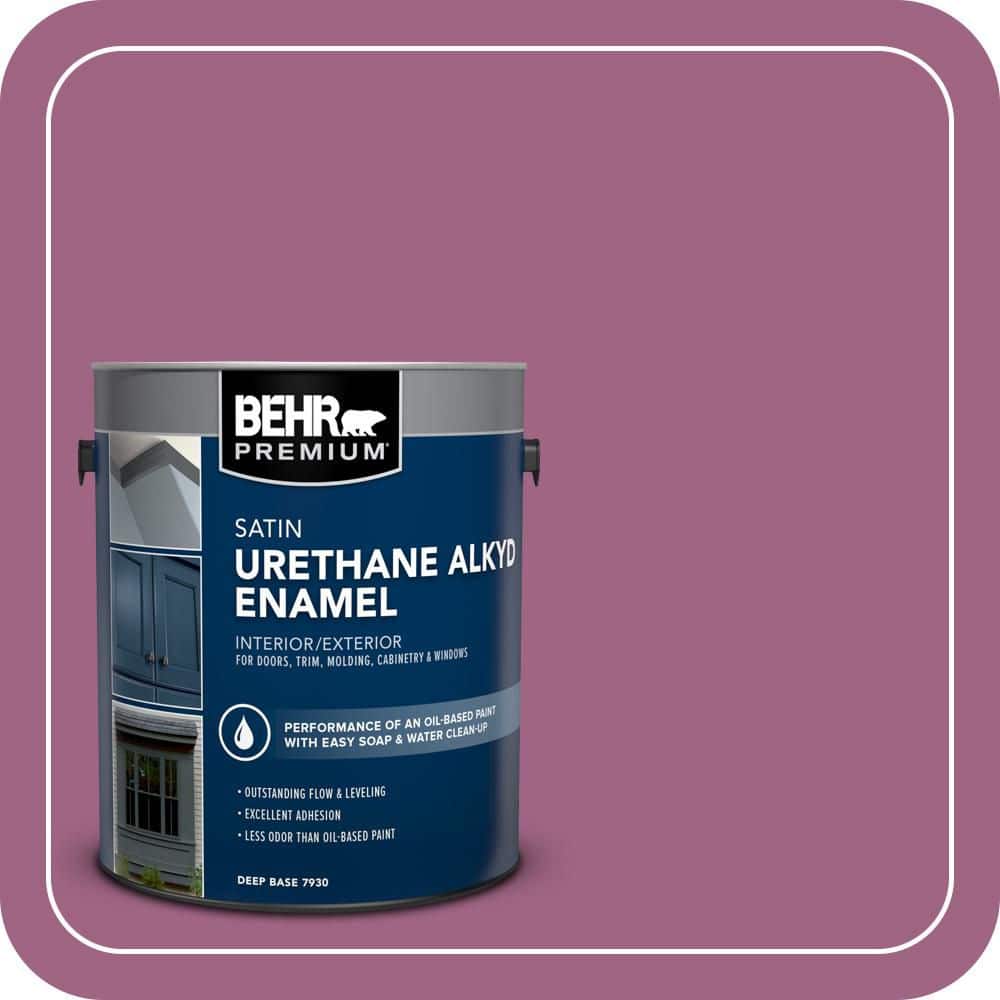 BEHR PREMIUM 1 gal. #M120-6 Love Poem Urethane Alkyd Satin Enamel Interior/Exterior Paint