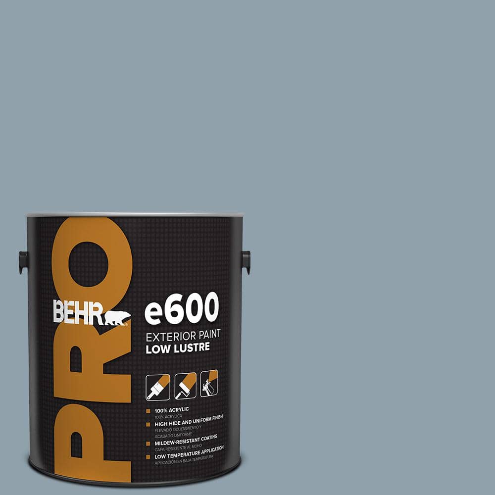 BEHR PRO 1 Gal. #N480-4A Dusty Denim Low Luster Exterior Paint