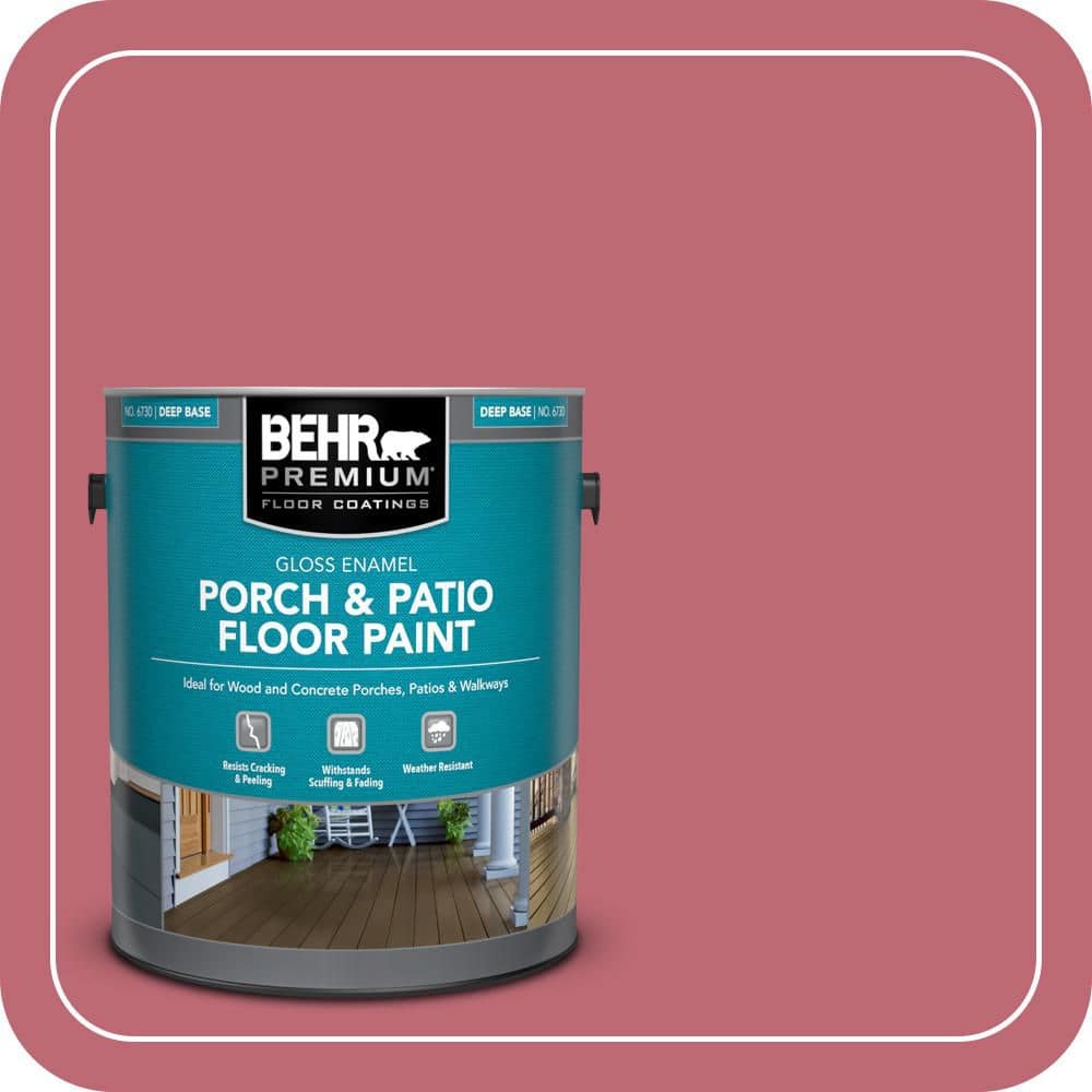 BEHR PREMIUM 1 gal. #M140-5 Cherry Fizz Gloss Enamel Interior/Exterior Porch and Patio Floor Paint