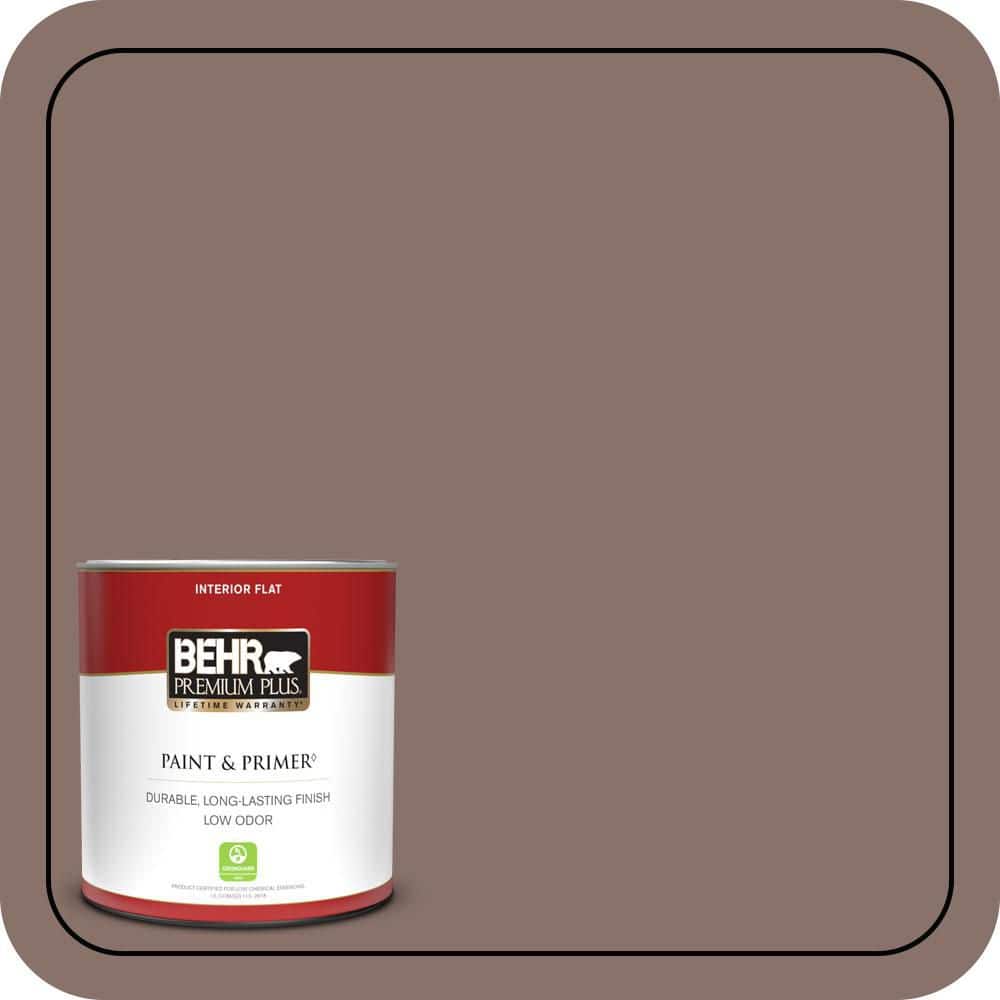 BEHR PREMIUM PLUS #MQ1-56 Elkhound Enamel Low Odor & Primer (1)