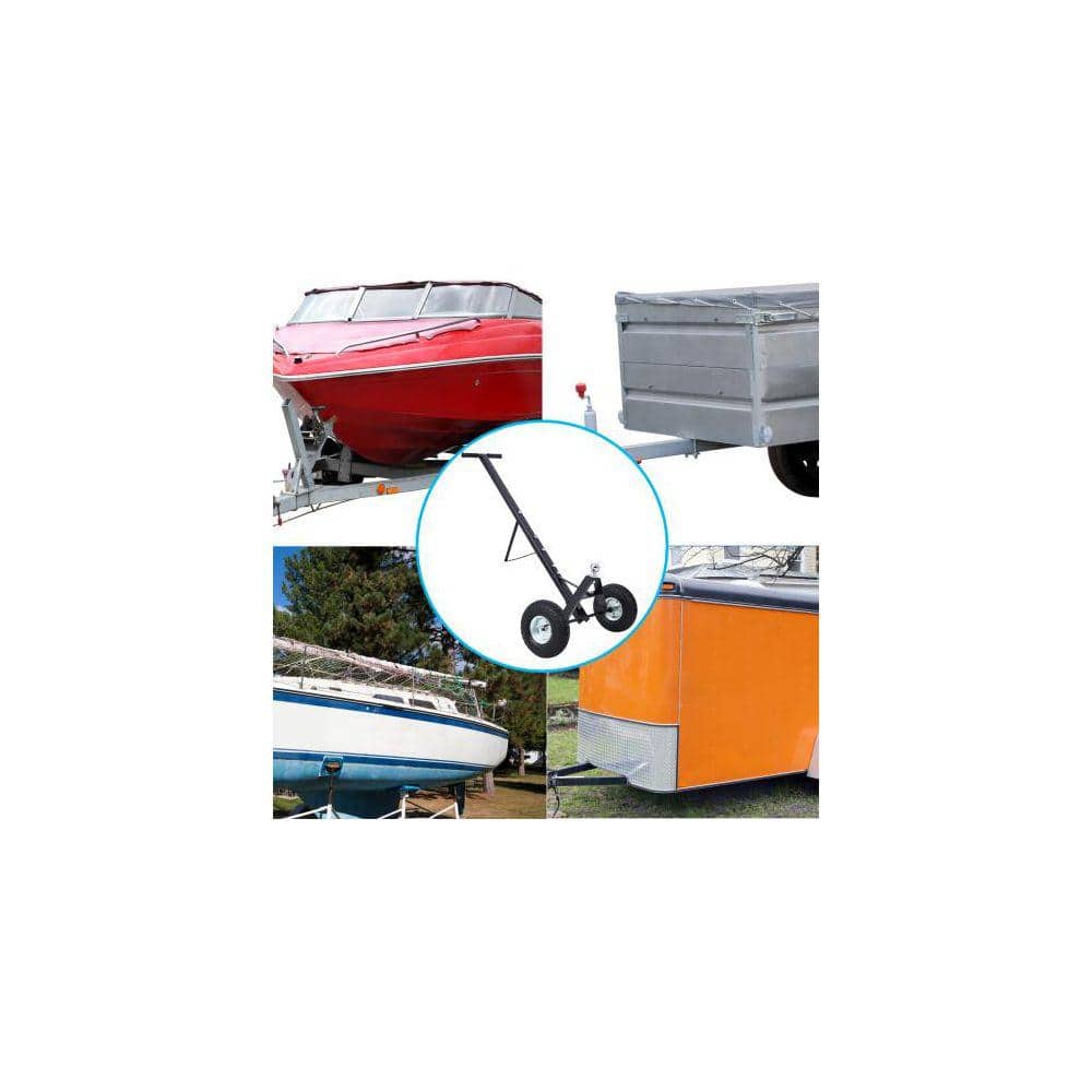 Huluwat Black 1000 lb. Capacity Hand Truck with 2 in. Trailer Ball (2)