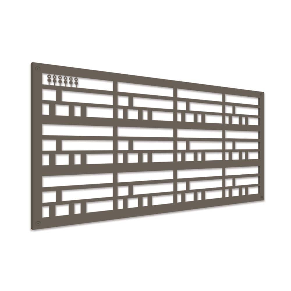 GRID AXCENTS Wright 48 in. x 24 in. Warmstone Polypropylene Multi-Purpose Decorative Panel (3)