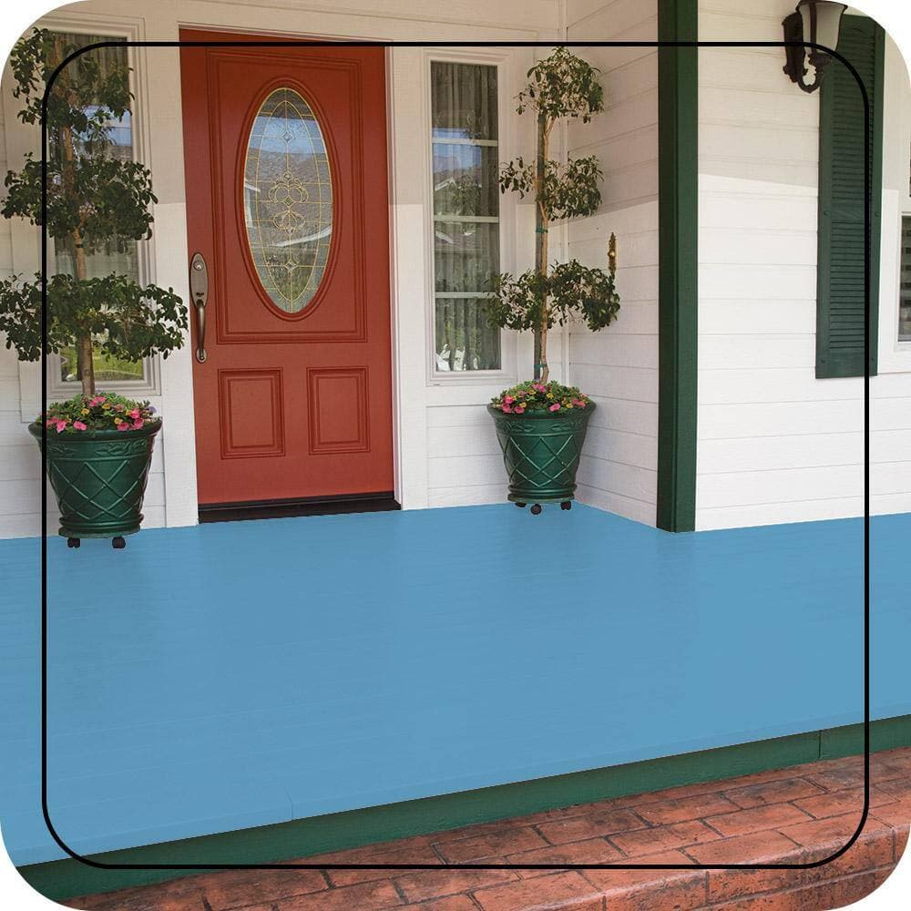 BEHR PREMIUM #P500-4 Low-Lustre Enamel Interior/Exterior Porch and Patio Floor Paint (2)