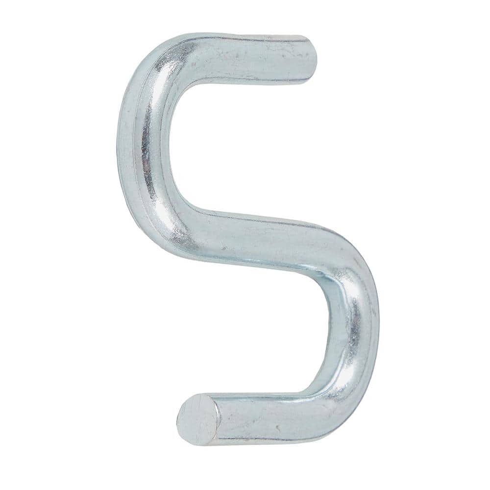 Everbilt 1/4 in. x 2 in. Zinc S-Hook (2-Pack) (2)