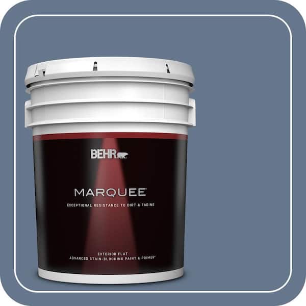 BEHR PREMIUM PLUS #ECC-57-3 Always Indigo Flat & Primer (3)