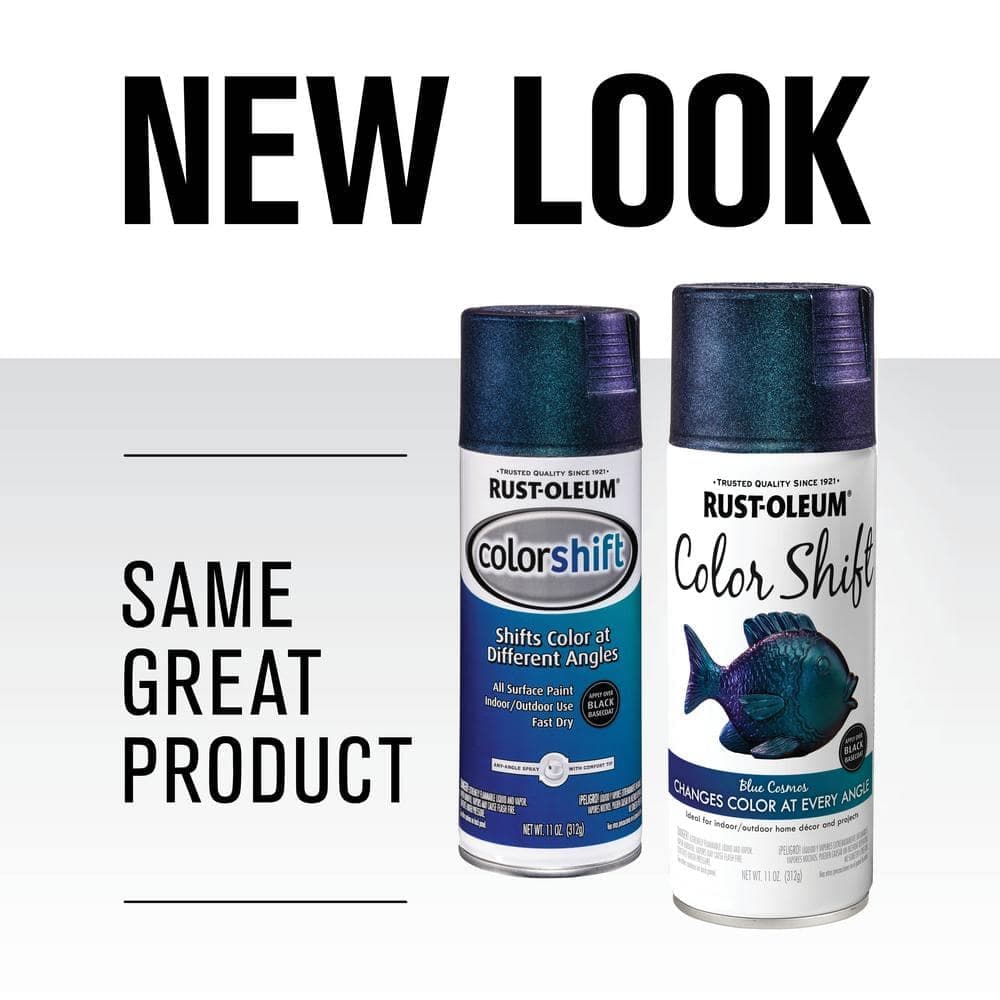 Rust-Oleum Specialty 11 oz. Blue Cosmos Color Shift Spray Paint (Case of 6) (2)