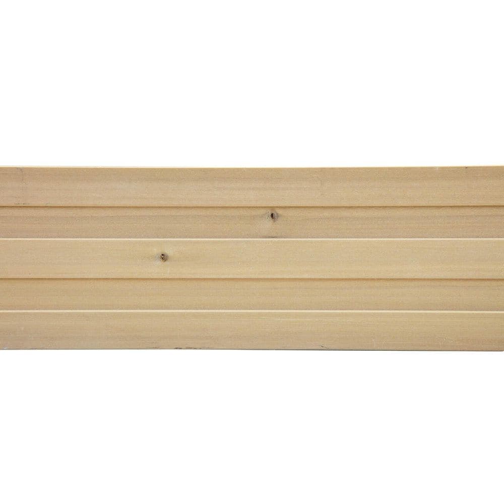 Ornamental Mouldings 5625 in. D x 3.5 in. W x 92 in. L Unfinished Poplar Wood Beckett Casing Molding (2)