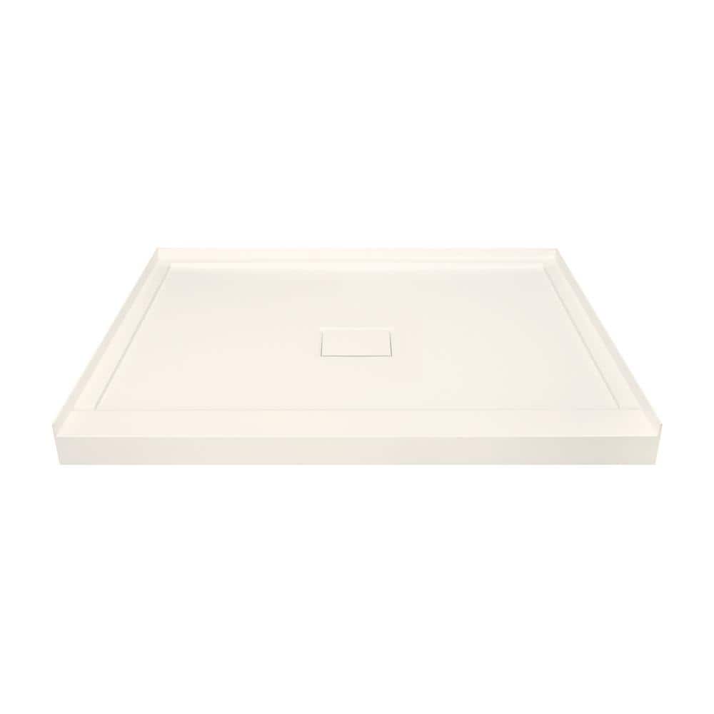 Transolid Linear 36 in. L 36 in. W Single Threshold Alcove Shower Pan Base with a Drain