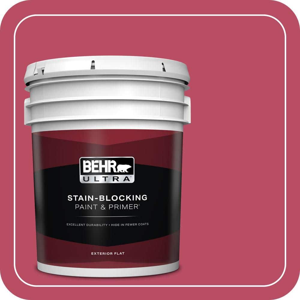 BEHR ULTRA 5 gal. #P130-7 Glamorous Flat Exterior Paint & Primer