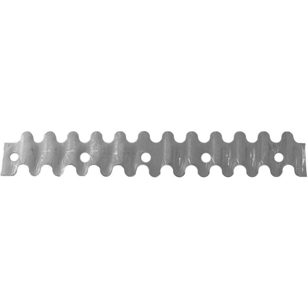 Acorn Hardware 6-3/8 in. x 7/8 in. Galvanized Wall Tie, ZigZag Edge, 500/Carton