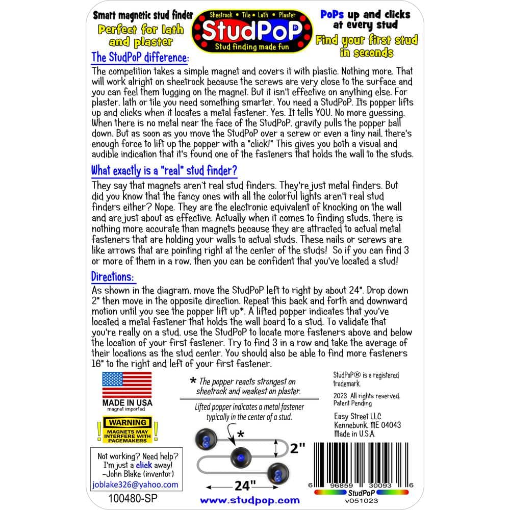 StudPoP Smart Magnetic Stud Finder (3)