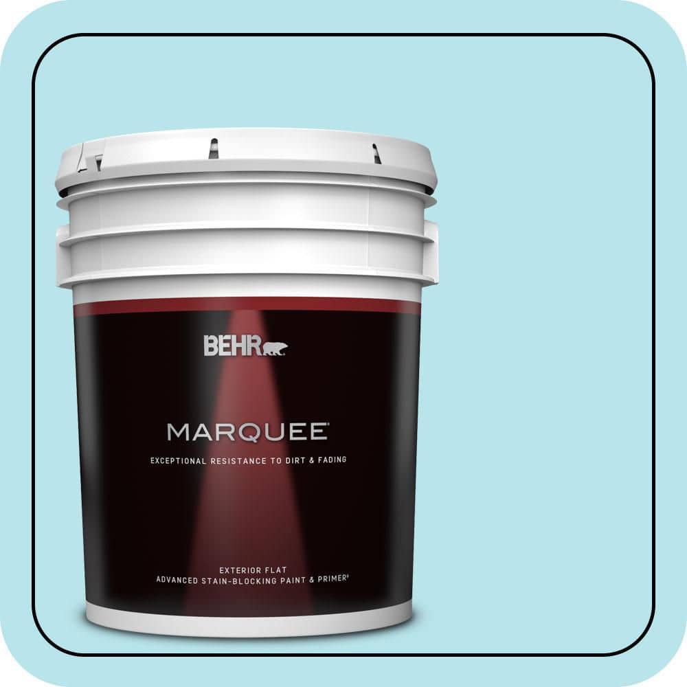 BEHR MARQUEE 5 gal. #510A-3 Fresh Water Flat Exterior Paint & Primer