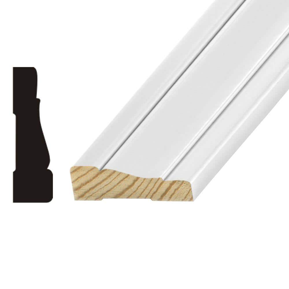 Unbranded Doorpack LWM 356 11/16 in. x 2-1/4 in. x 84 in. Pine Primed (5-Pack) Casing