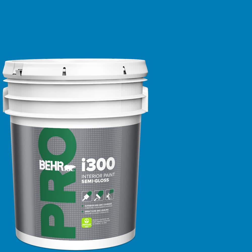 BEHR PRO 5 gal. #S-G-550 Artesian Water Semi-Gloss Interior Paint
