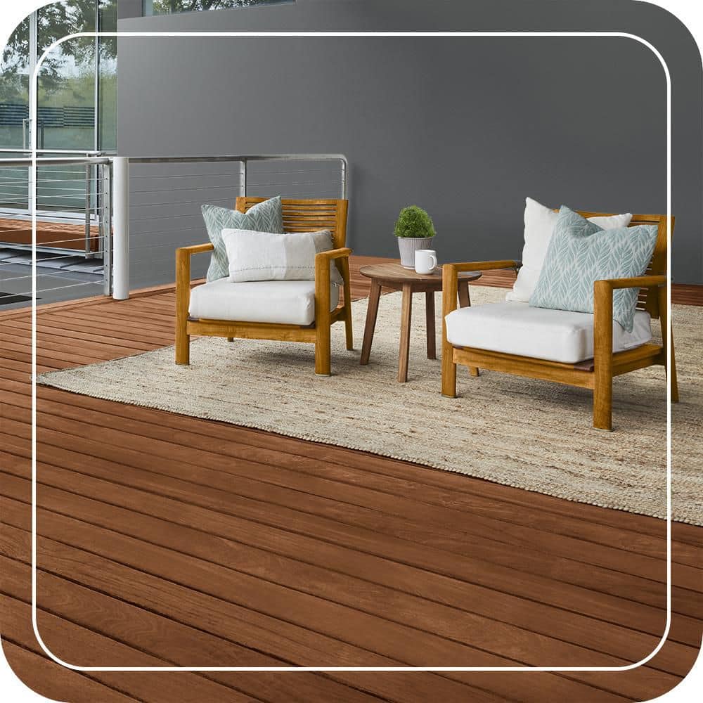 BEHR PREMIUM 1 gal. #ST-135 Sable Semi-Transparent Waterproofing Exterior Wood Stain and Sealer (4)