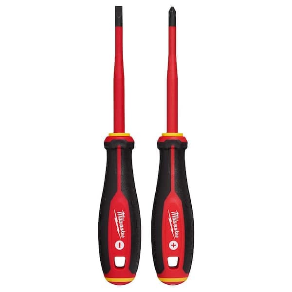 Milwaukee 1000V Insulated Slim Tip Screwdriver Set (2-Piece) (2)
