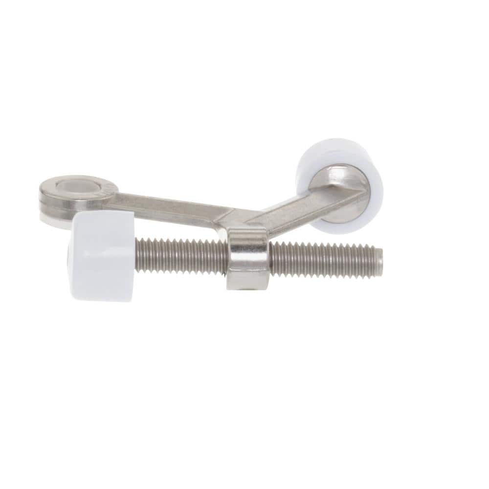 Everbilt Satin Nickel Light Duty Hinge Pin Door Stop (4)
