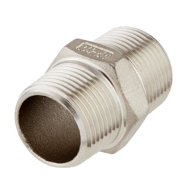 ProLine 3/4 in. x Close MIP Stainless Steel Hex Nipple (2)