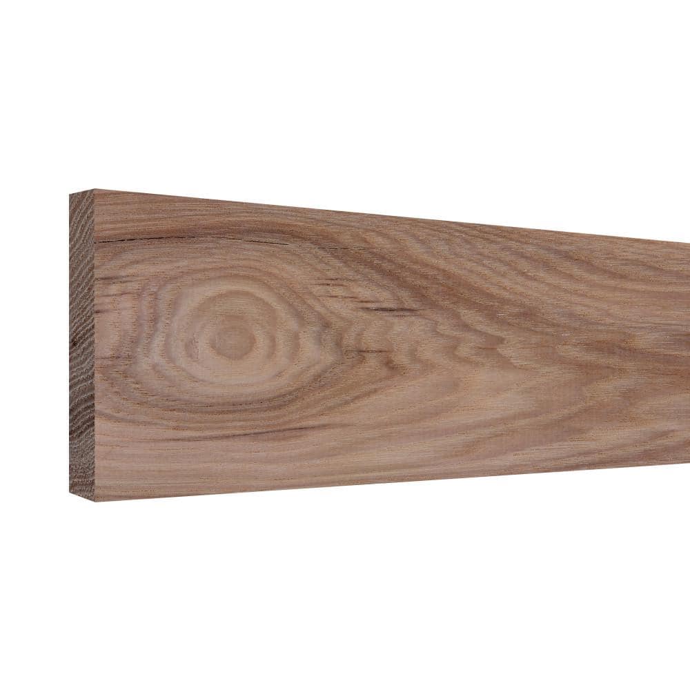 Ornamental Mouldings 3/4 in. D x 3.5 in. W x 4 ft. L Unfinished Natural Hickory Wood Board