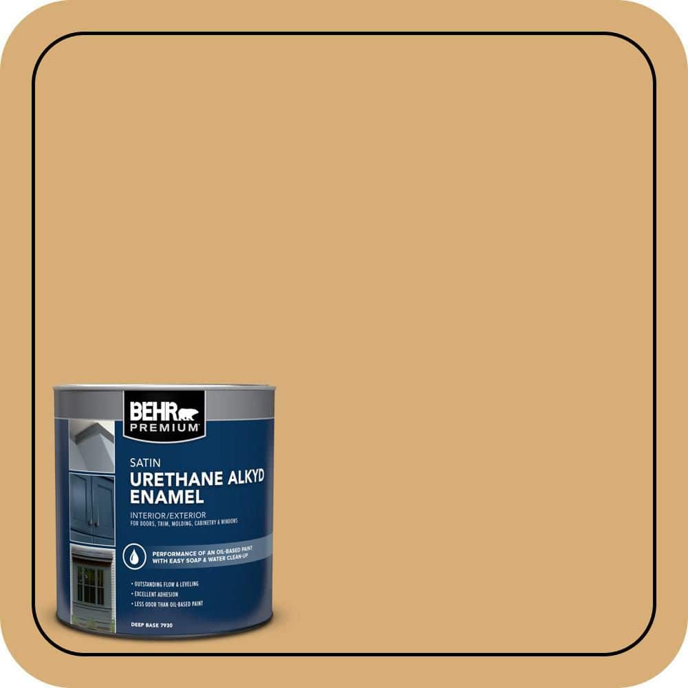 BEHR PREMIUM 1 qt. #M280-5 Inheritance Satin Enamel Urethane Alkyd Interior/Exterior Paint (1)