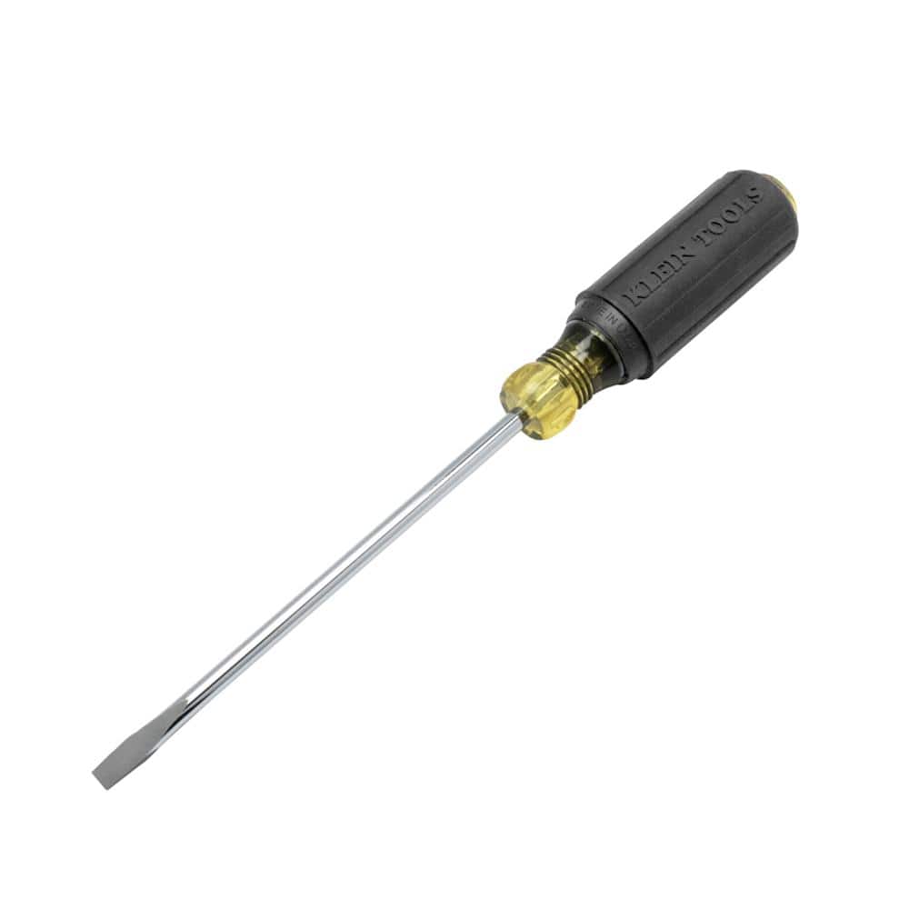 Klein Tools 1/4-Inch Cabinet Tip Screwdriver, Heavy Duty, 6-Inch (3)