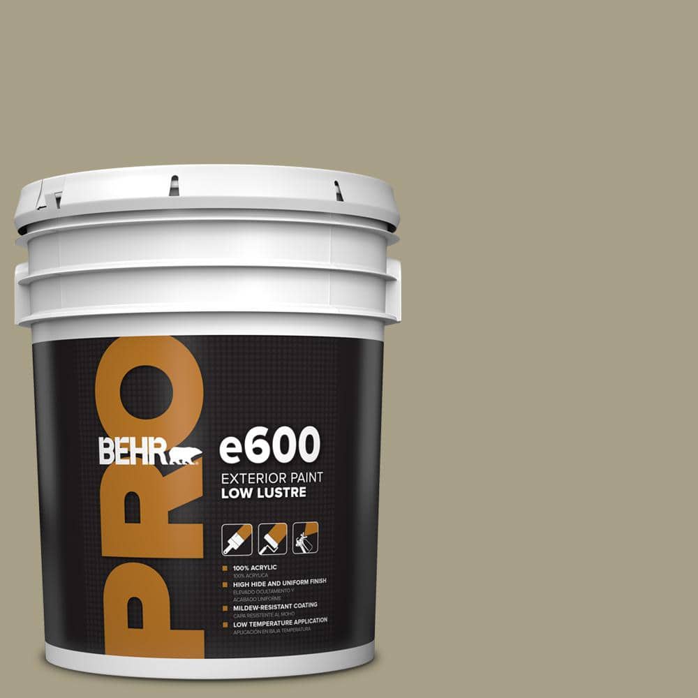BEHR PRO 5 gal. #N340-4 Tent Green Low Luster Exterior Paint