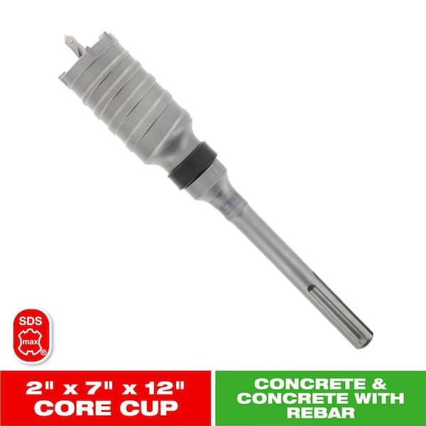 DIABLO 2 in. x 7 in. SDS-Max Carbide Tipped Coring Drill Bit (2)