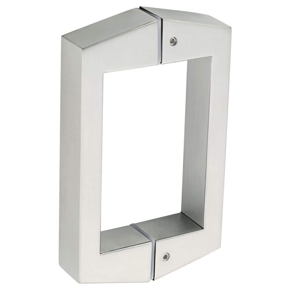 Wudkey 1-Piece Bathroom Accessory Set in Brushed Nickel, 6 in. Stainless Steel Shower Shower Door Handle (1)