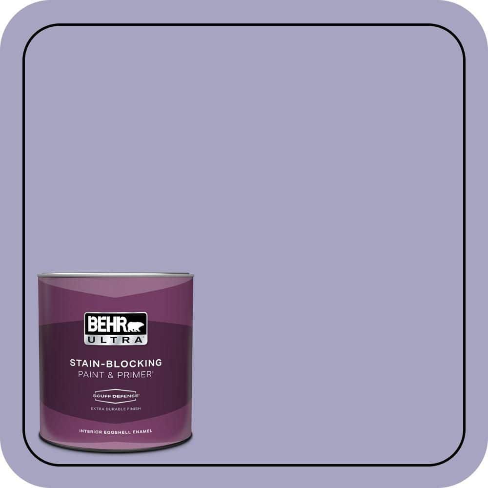 BEHR ULTRA 1 qt. #640D-4 Canyon Mist Extra Durable Eggshell Enamel Interior Paint & Primer