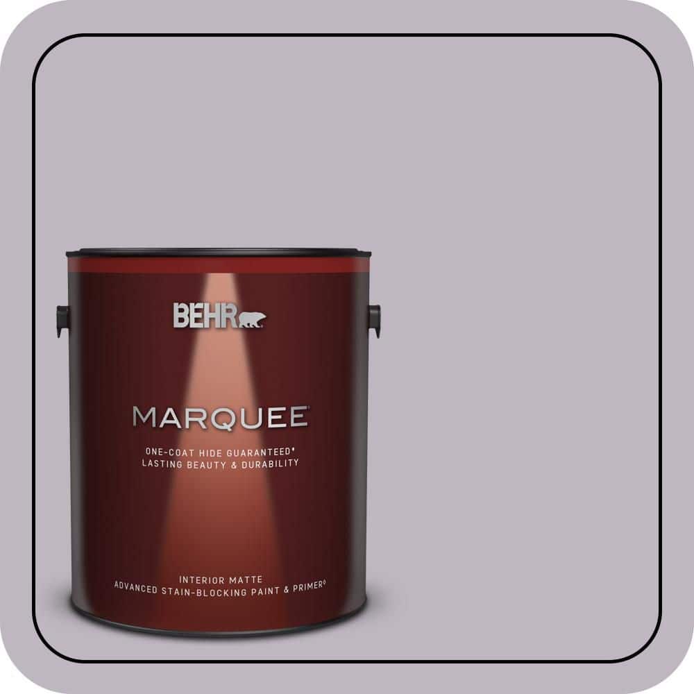 BEHR MARQUEE 1 gal. #PPU16-09 Aster Matte Interior Paint & Primer