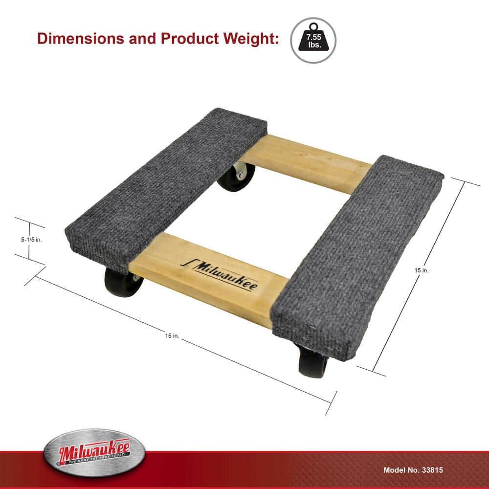 Unbranded 800 lb. Capacity Furniture Dolly (3)