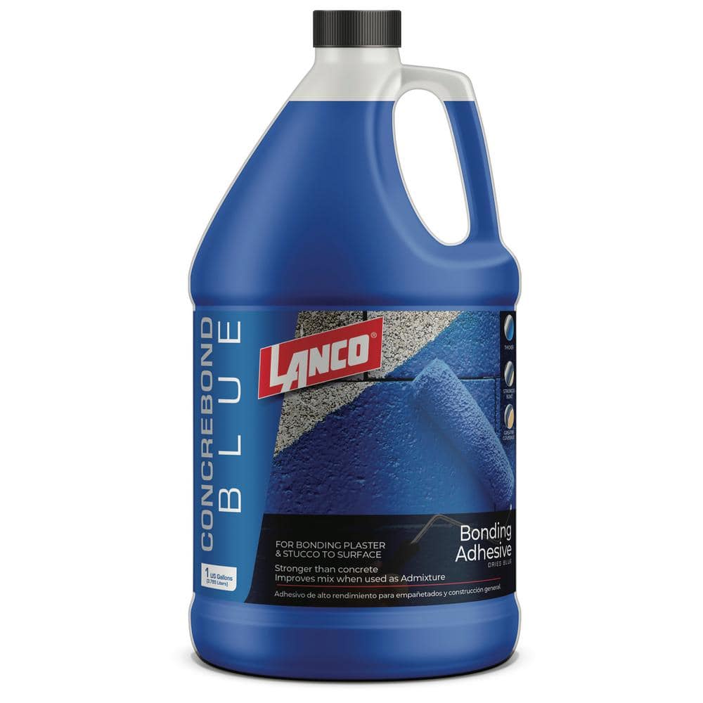 Lanco Concrebond 1 Gal. Blue Concrete Bonding Agent and Adhesive