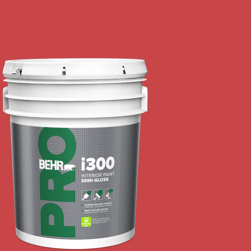 BEHR PRO 5 gal. #P150-6 Whip Lash Semi-Gloss Interior Paint
